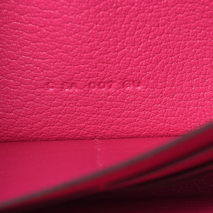 Hermes Chevre Mysore Kelly Longue Wallet Rose Tyrien 7 of 17