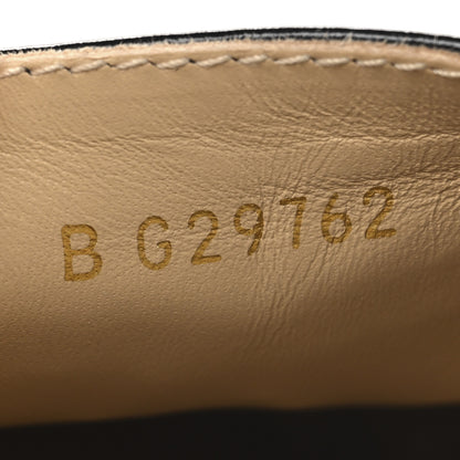 Chanel Patent Calfskin Metallic Goatskin CC Espadrilles 40 Black Silver 7 of 11