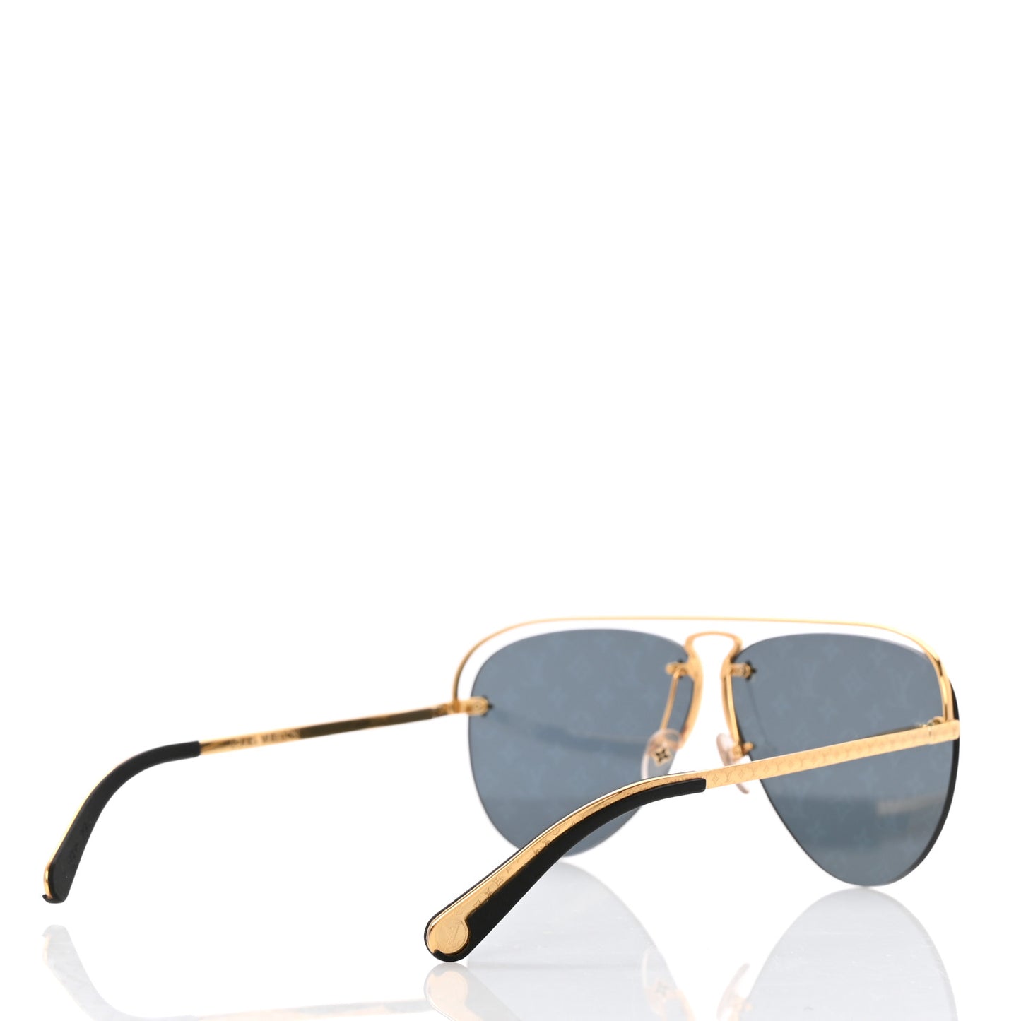 Metal Monogram Grease Sunglasses Z1172W Gold
