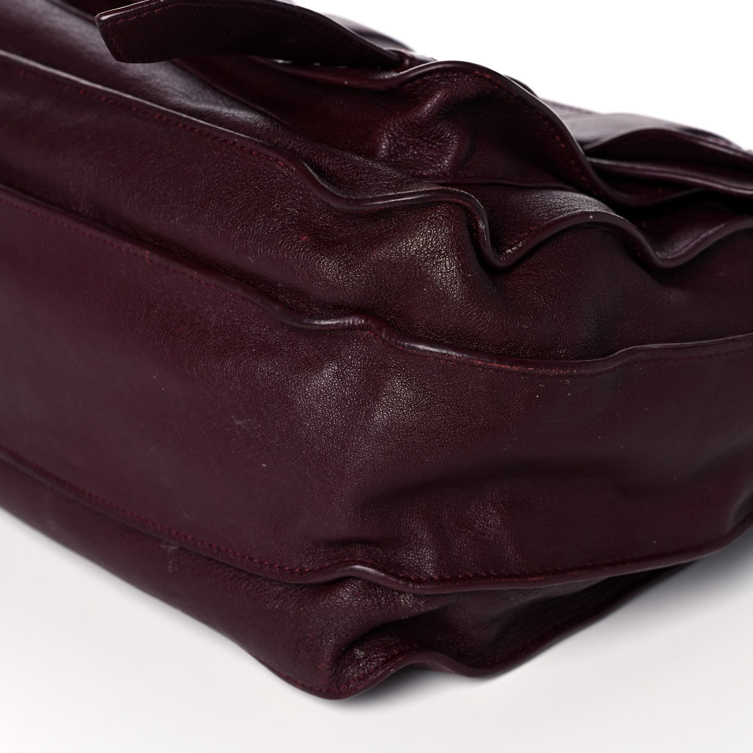 Proenza Schouler Lambskin PS1 Large Satchel Oxblood 9 of 12