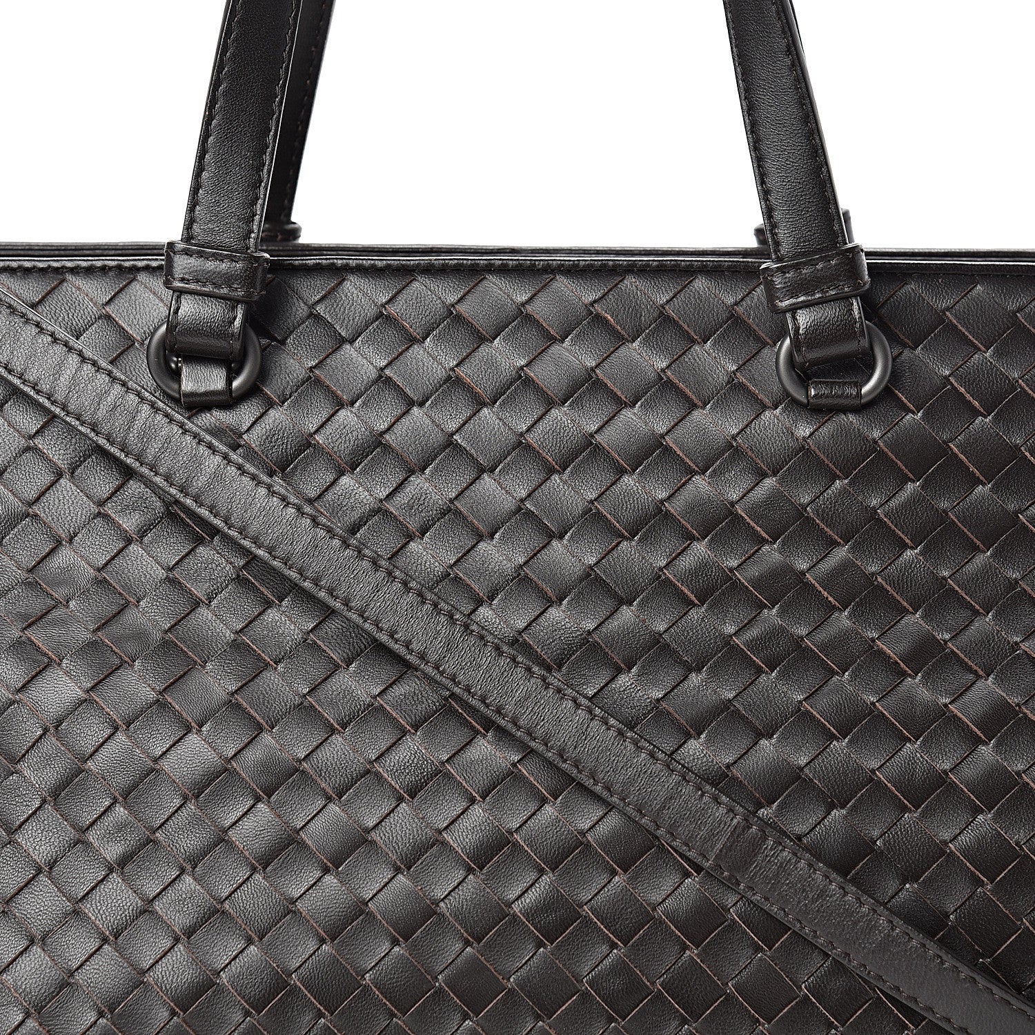 Bottega Veneta Nappa Intrecciato Large Top Handle Tote Ebano 7 of 13