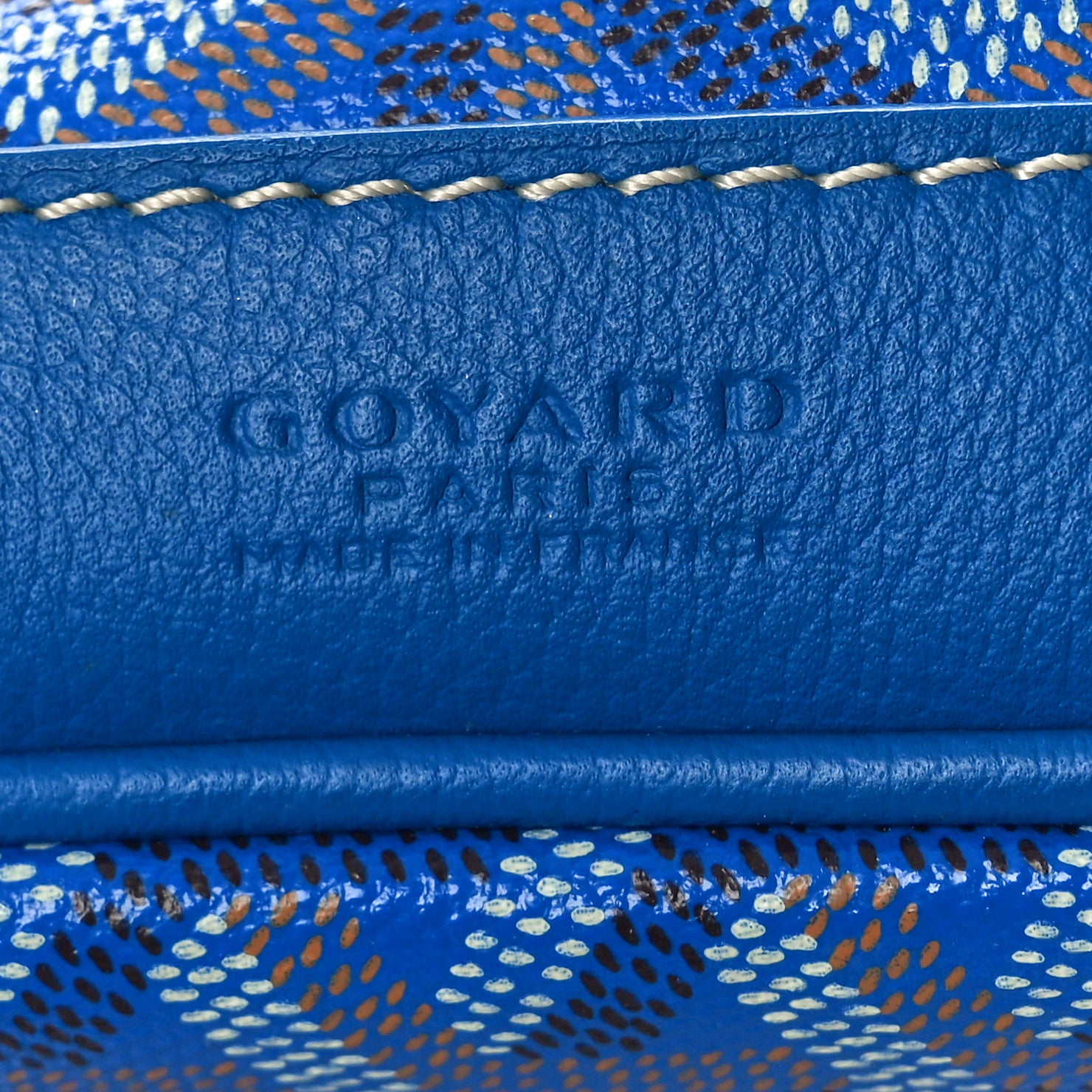 Goyard Goyardine Petit Flot Bucket Bag PM Sky Morning 6 of 10