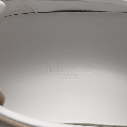 Hermes Suede Goatskin Kiddy Slip On Sneakers 38.5 Beige Esquisse 8 of 10