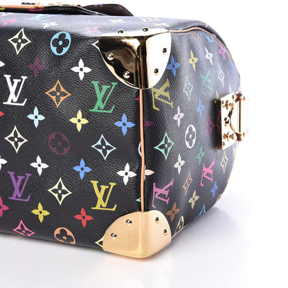 Louis Vuitton Monogram Multicolor Speedy 30 Black 9 of 9
