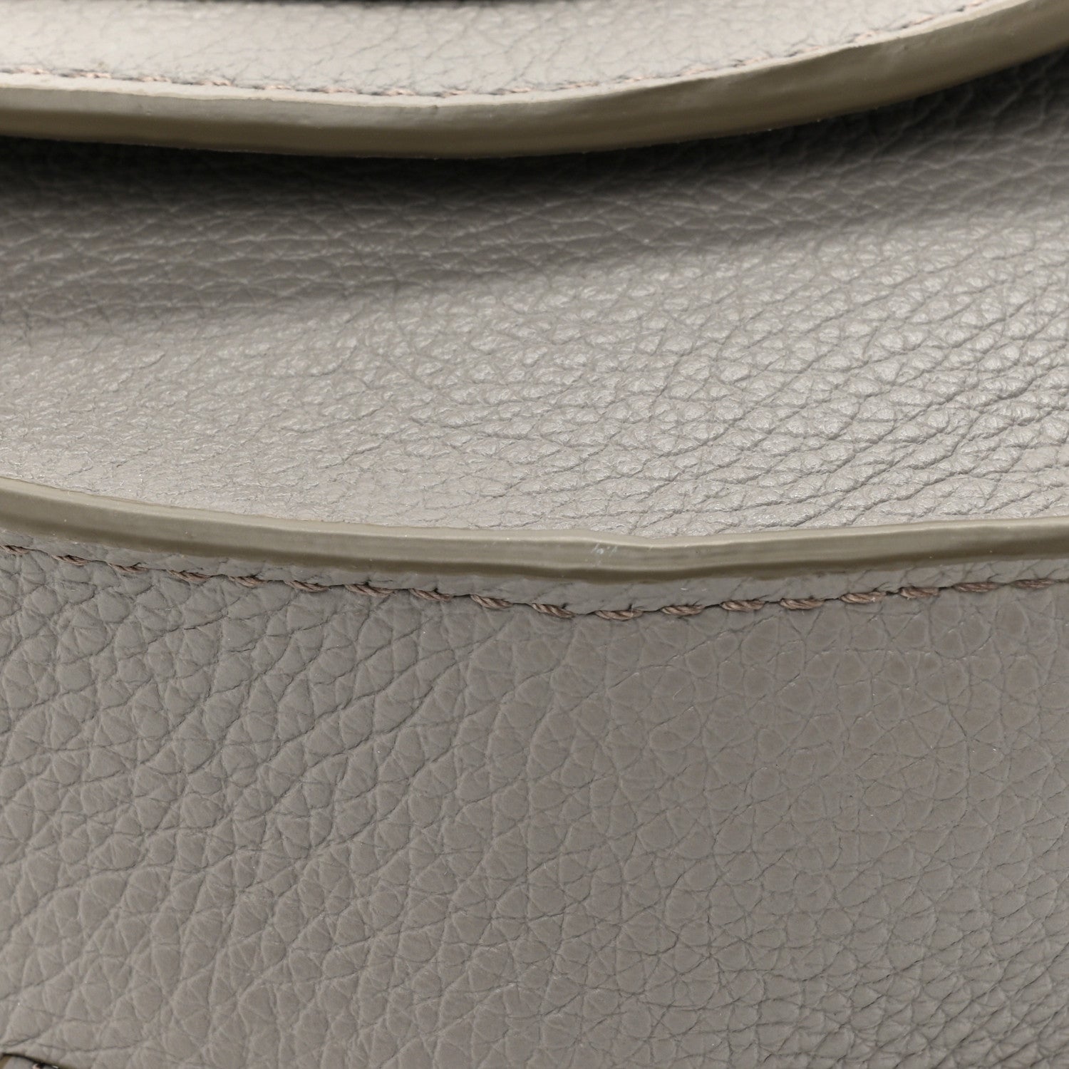 Chloe Calfskin Medium Marcie Round Crossbody Bag Cashmere Grey 10 of 11