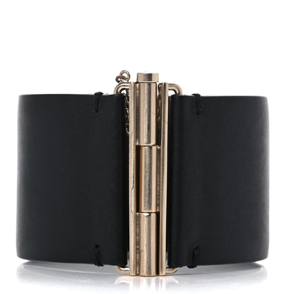 Chanel Calfskin CC Wide Cuff L Black 3 of 12