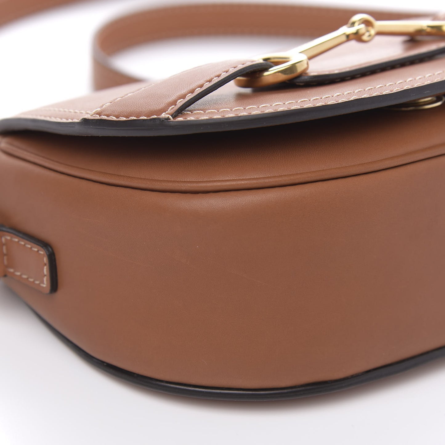 Natural Calfskin Small Crecy Bag Tan
