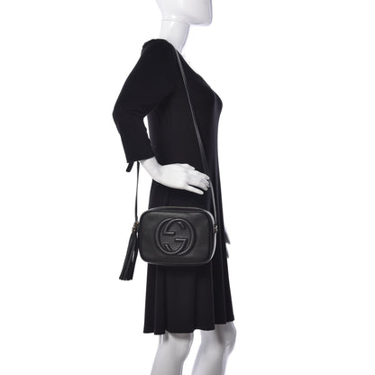 Gucci Pebbled Calfskin Small Soho Disco Bag Black 2 of 9