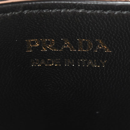 Prada Saffiano Cuir Medium Panier Bucket Bag Cipria Black 6 of 11