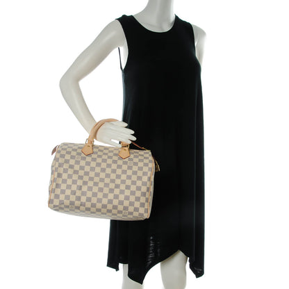 Louis Vuitton Damier Azur Speedy 30 2 of 9
