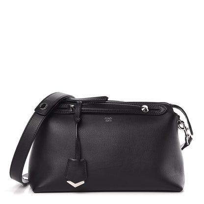 Fendi Vitello Dolce Medium By The Way Boston Bag Black 2 of 25
