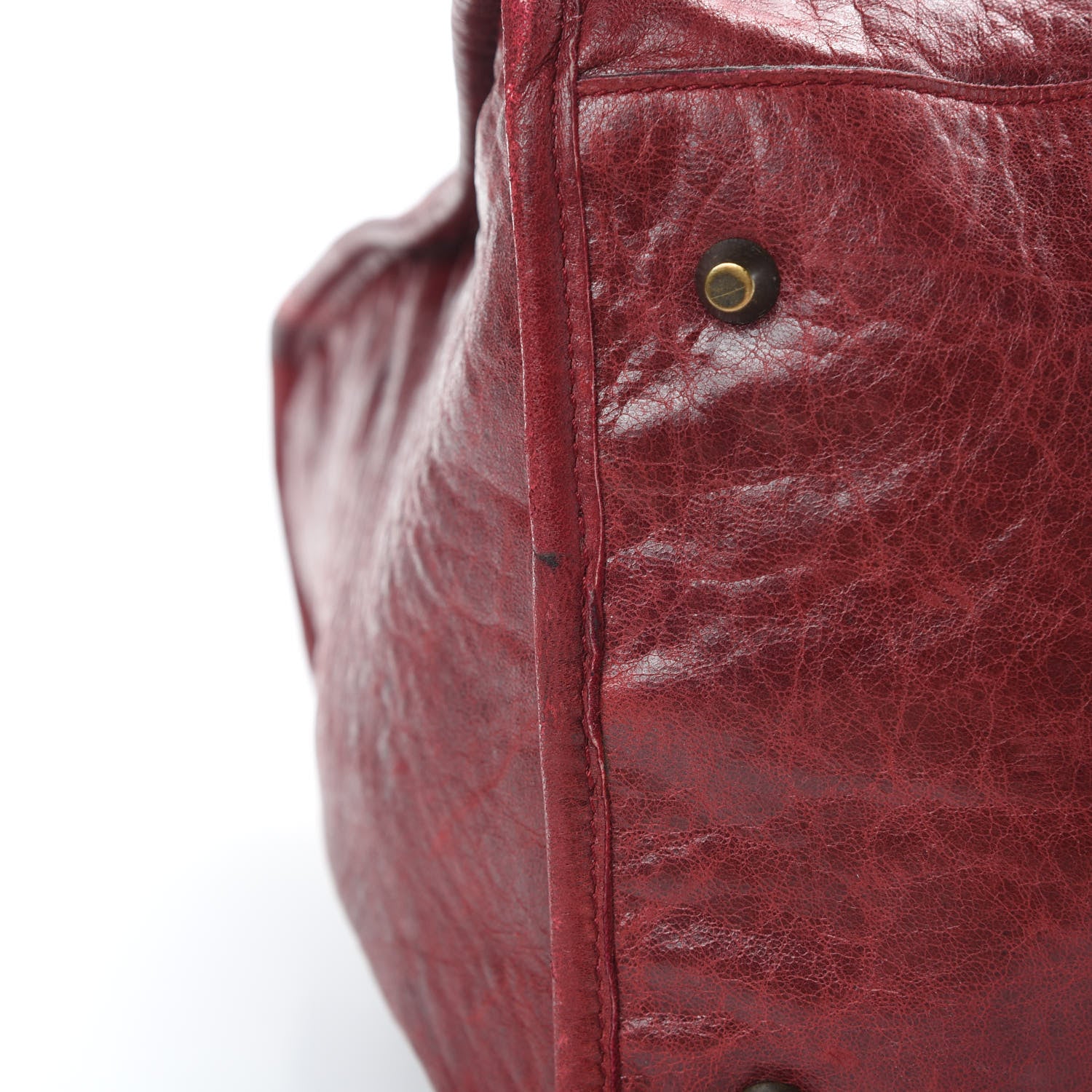 Balenciaga Agneau Classic Hardware Work Grenat 13 of 22
