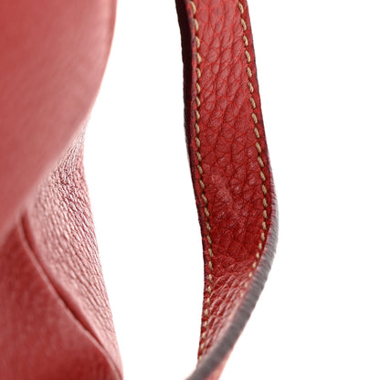 Prada Vitello Daino Top Handle Shoulder Bag Rosso 15 of 15