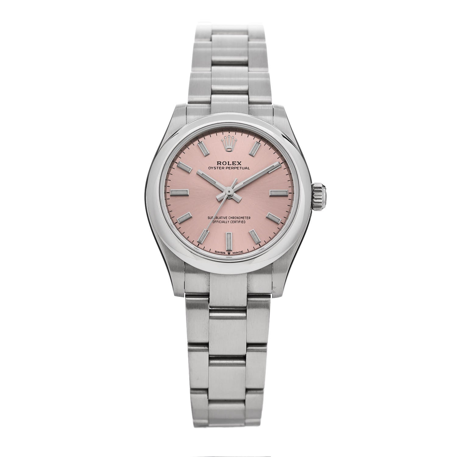 Rolex Stainless Steel 31mm Oyster Perpetual Watch Pink 277200 1 of 4