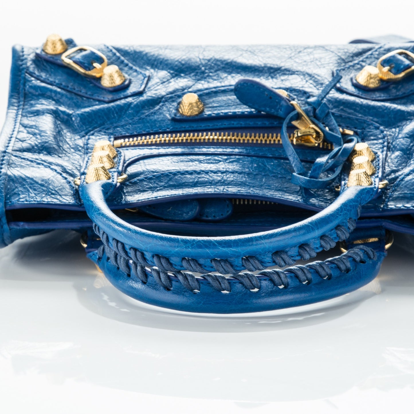Agneau Giant 12 Gold Hardware Mini City Bleu Lazuli