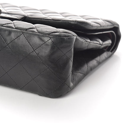 Chanel Lambskin Quilted Jumbo Double Flap Black 10 of 10