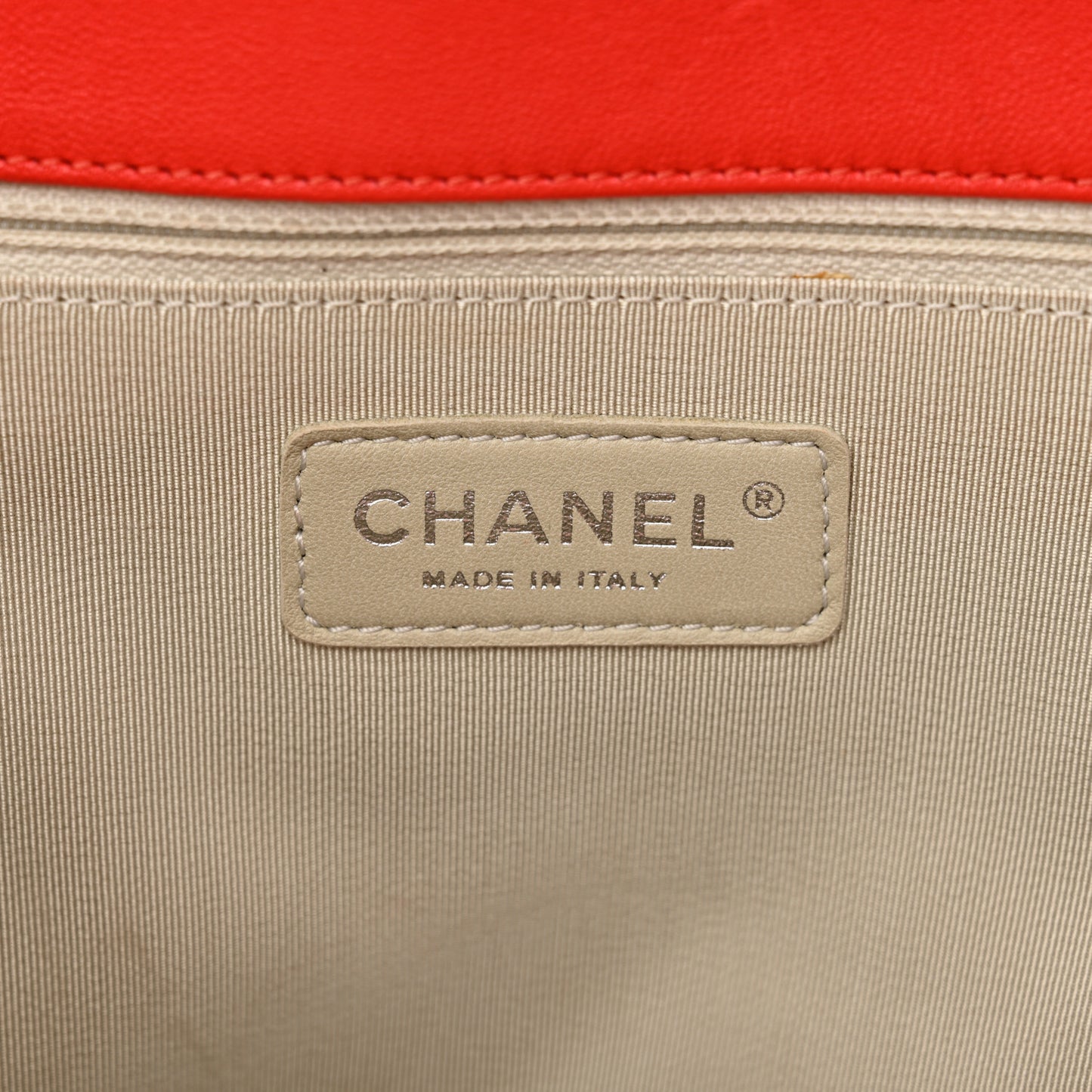 Washed Lambskin Quilted Maxi Chain Around Flap Red