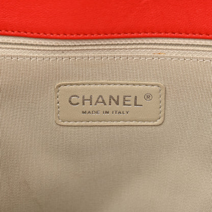 Chanel Washed Lambskin Quilted Maxi Chain Around Flap Red 6 of 12