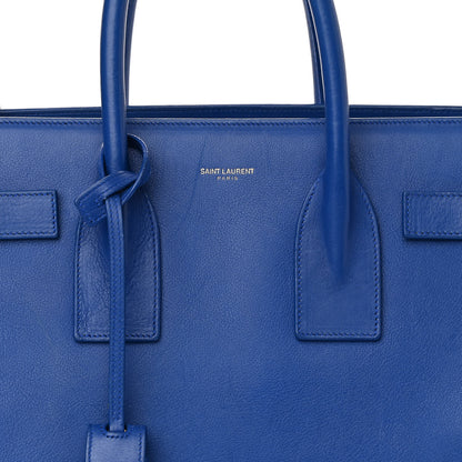 Saint Laurent Calfskin Small Sac De Jour Blue Majorelle 8 of 8