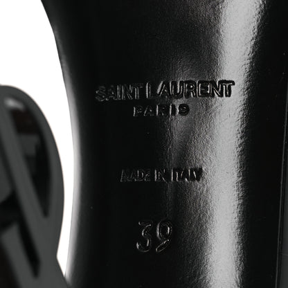 Saint Laurent Patent Calfskin Opyum 110 Sandals 39 Black 39 Black 8 of 12