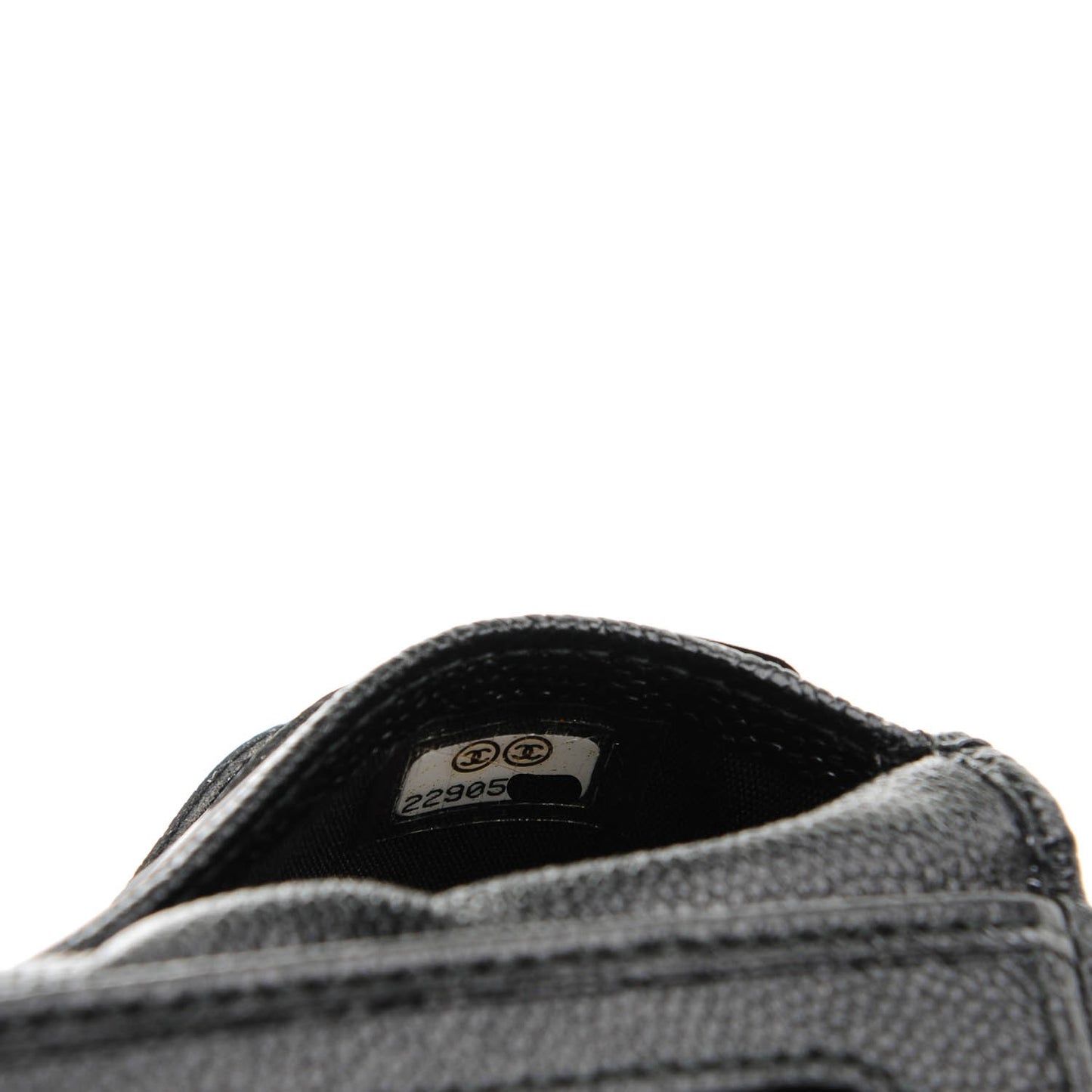 Caviar Card Holder Wallet Black