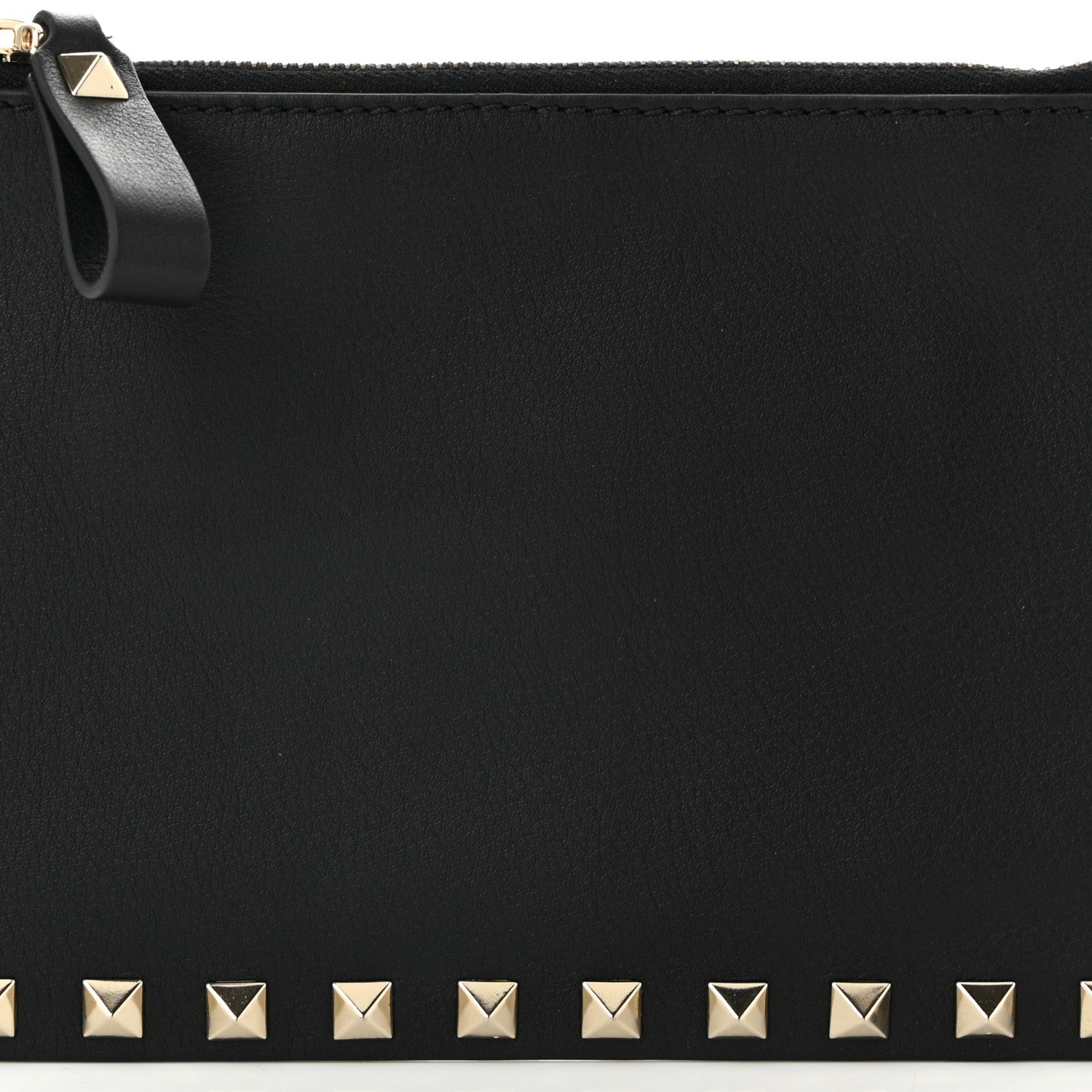 Valentino Garavani Vitello Rockstud Pouch On Chain Black 8 of 11