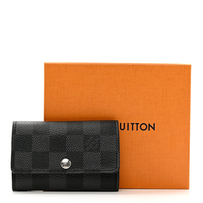 Louis Vuitton Damier Graphite Multicles 6 Key Holder 7 of 7
