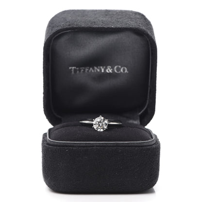 Tiffany Platinum Diamond .83ct Solitaire Engagement Ring 45 3.5 6 of 6