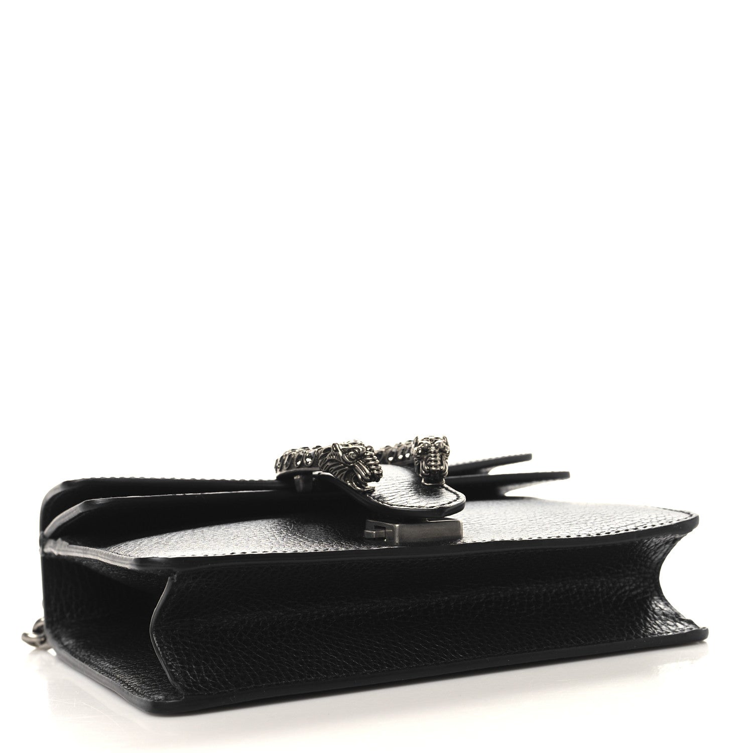 Gucci Calfskin Mini Dionysus Shoulder Bag Black 3 of 9