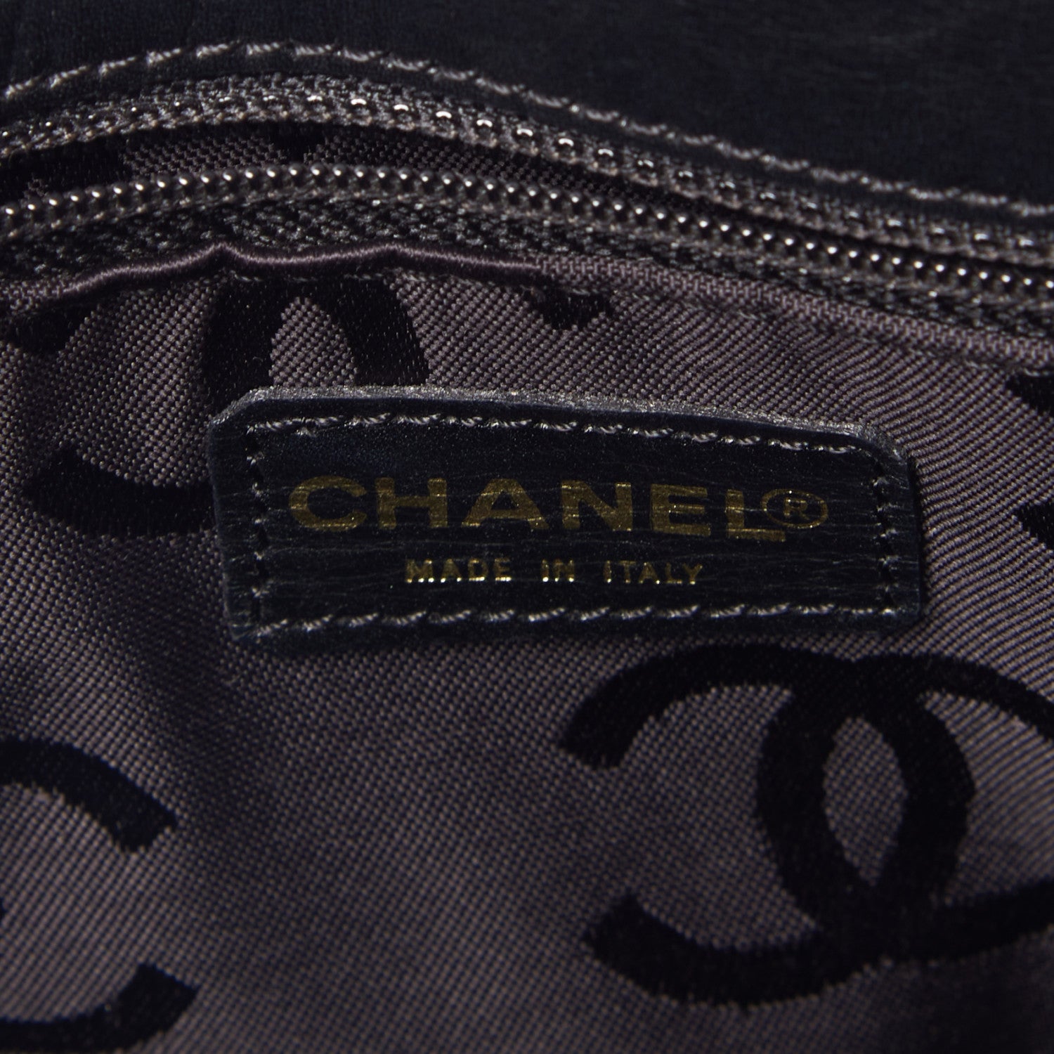 Chanel Calfskin Wild Stitch Large Tote Black 10 of 11
