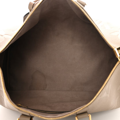 Louis Vuitton Empreinte Monogram Giant Keepall Bandouliere 45 Tourterelle 4 of 14