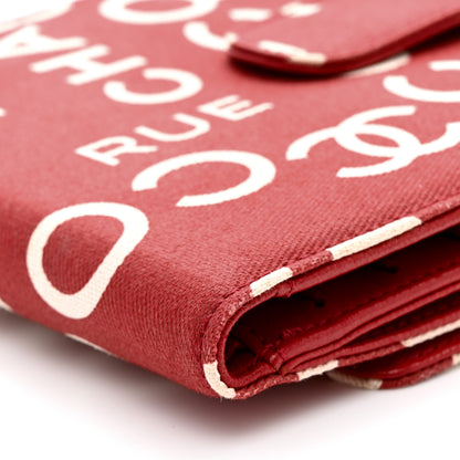 Chanel Canvas 31 Rue Cambon By The Sea Wallet Red 11 of 13