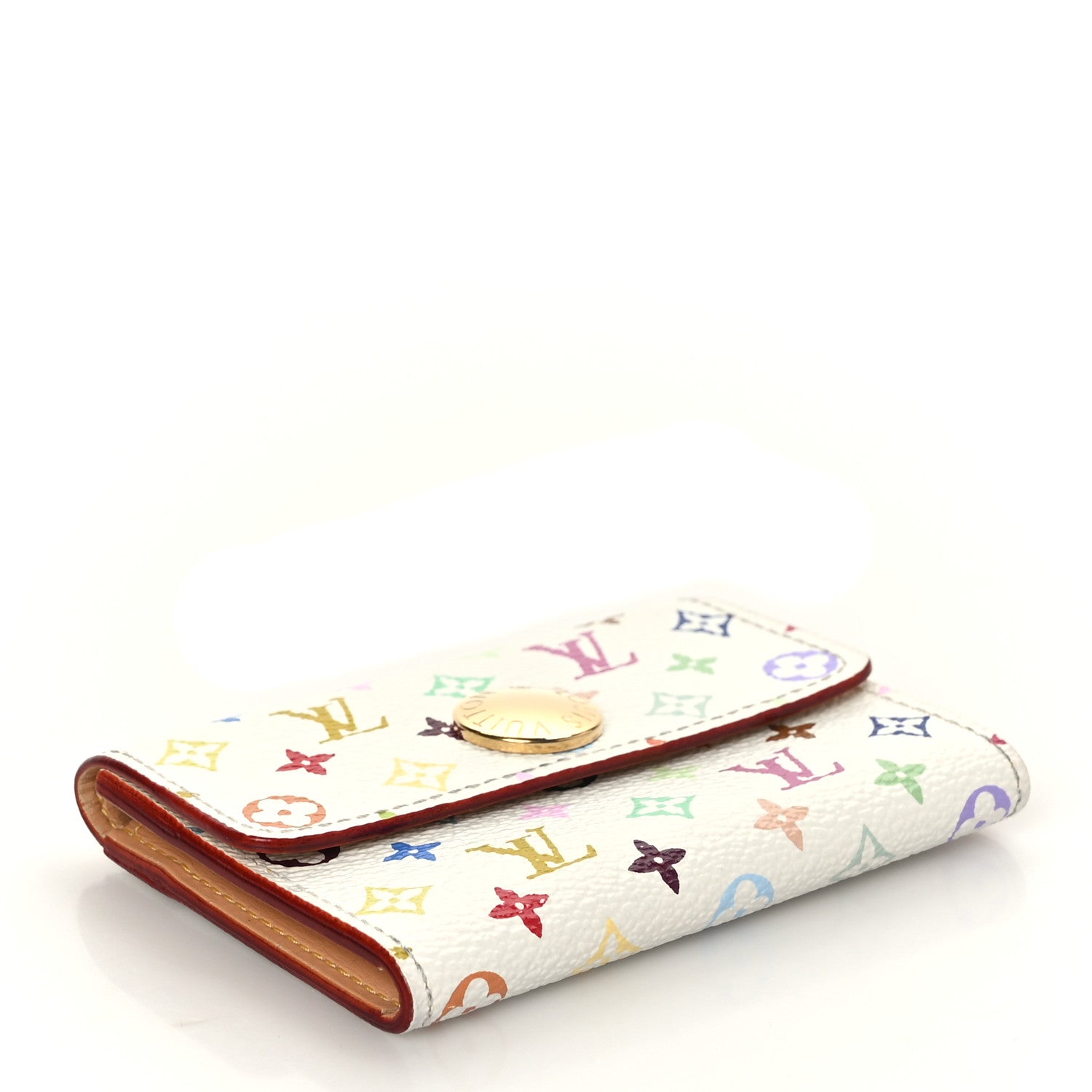 Louis Vuitton Monogram Multicolor Business Card Holder White 4 of 7