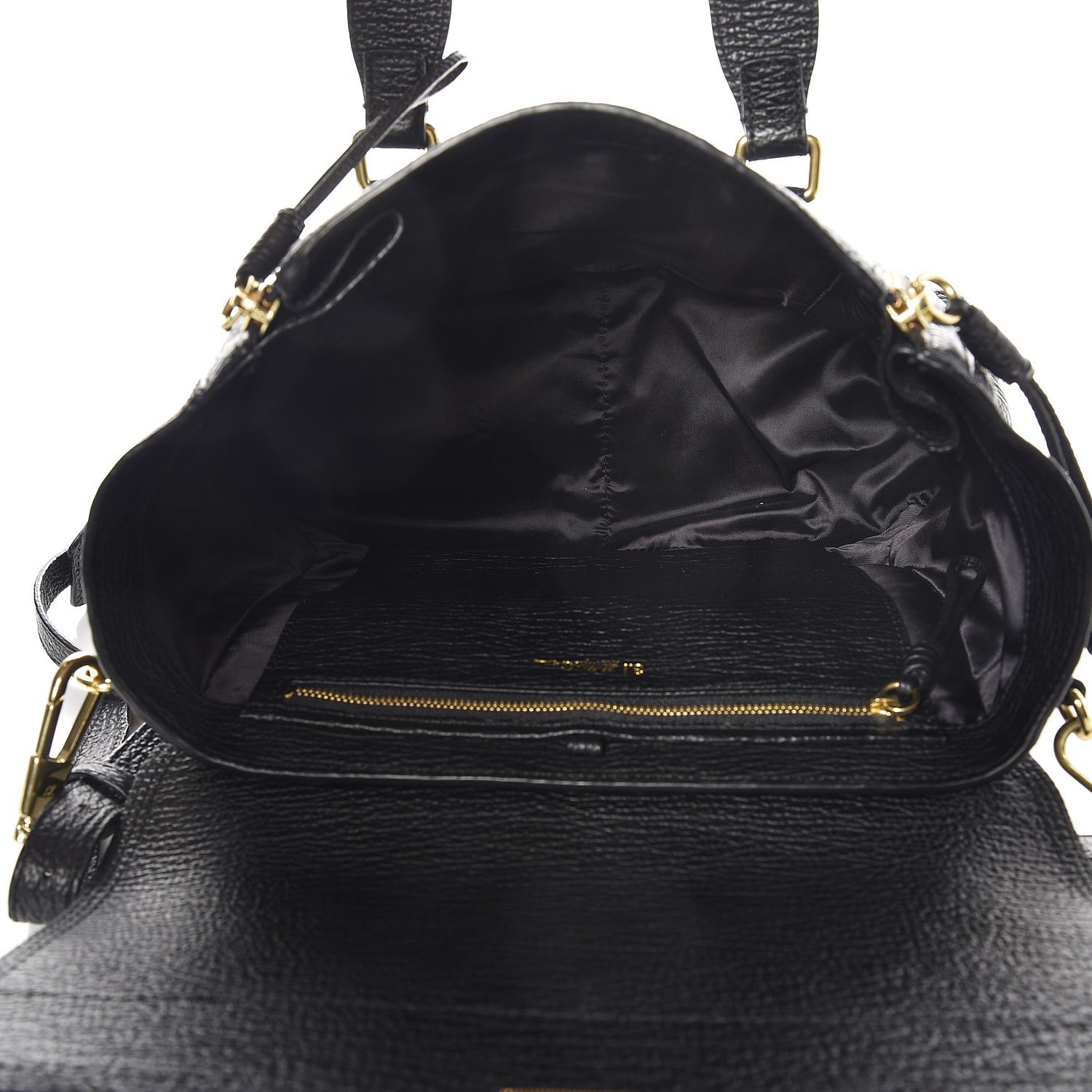 3.1 Phillip Lim 3.1 Textured Calfskin Medium Pashli Satchel Black 6 of 8