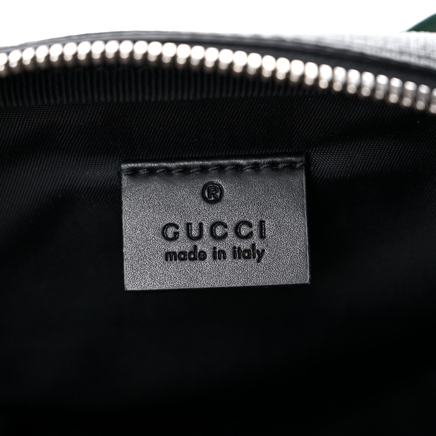 GG Supreme Monogram Web Belt Bag Black