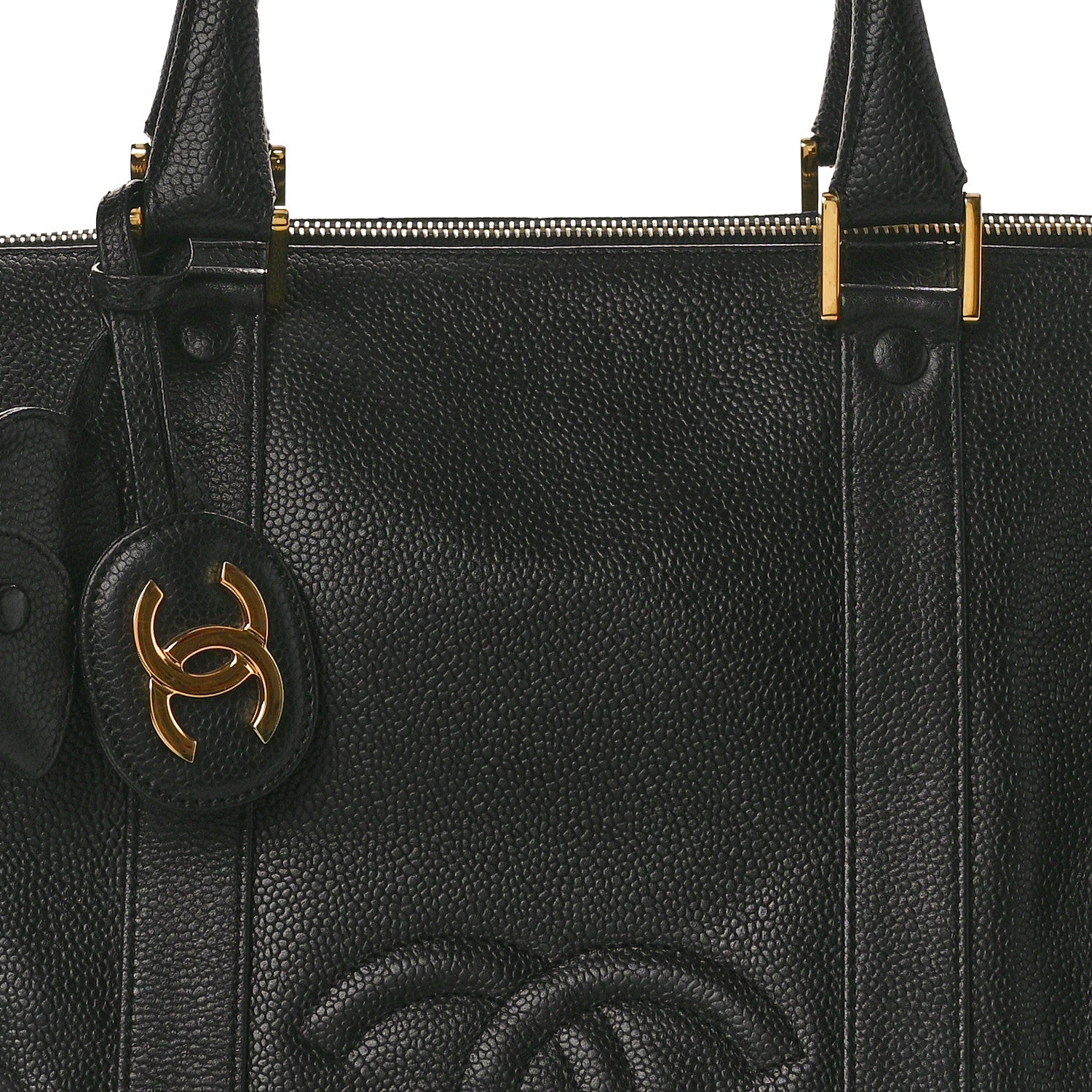 Chanel Caviar Timeless CC Duffel Bag Black 9 of 12