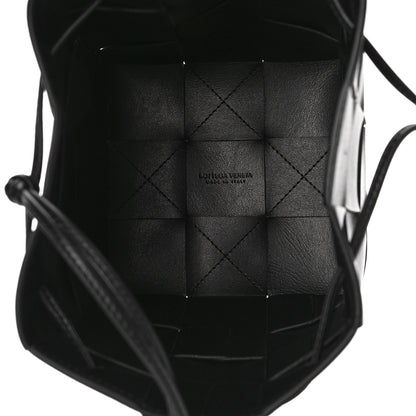 Bottega Veneta Nappa Maxi Intrecciato Cassette Bucket Bag Black 5 of 8
