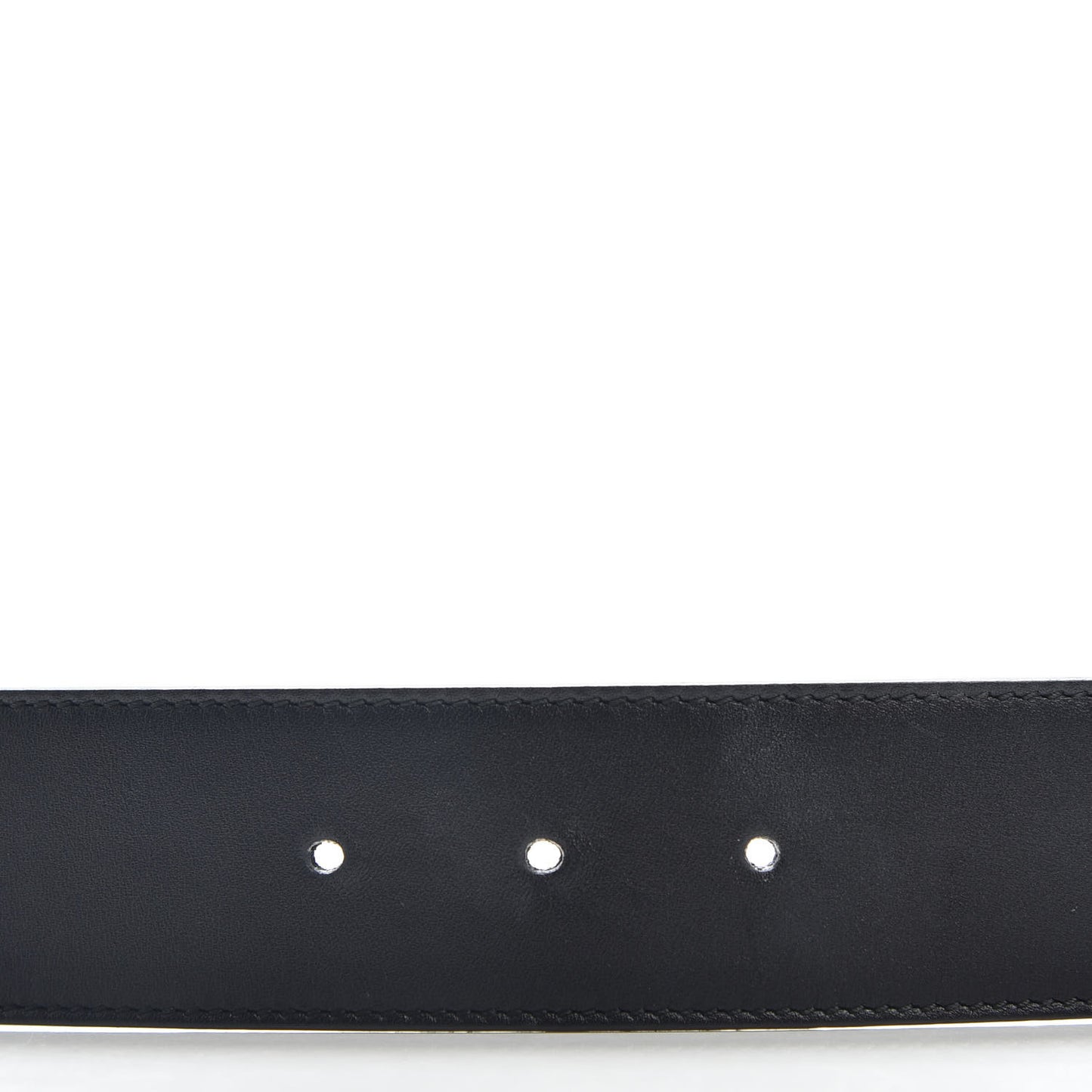 Moon Calfskin Torchon Double G 40mm Belt 90 36 Black
