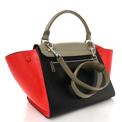 Celine Smooth Calfskin Small Tri-Color Trapeze Taupe 3 of 13