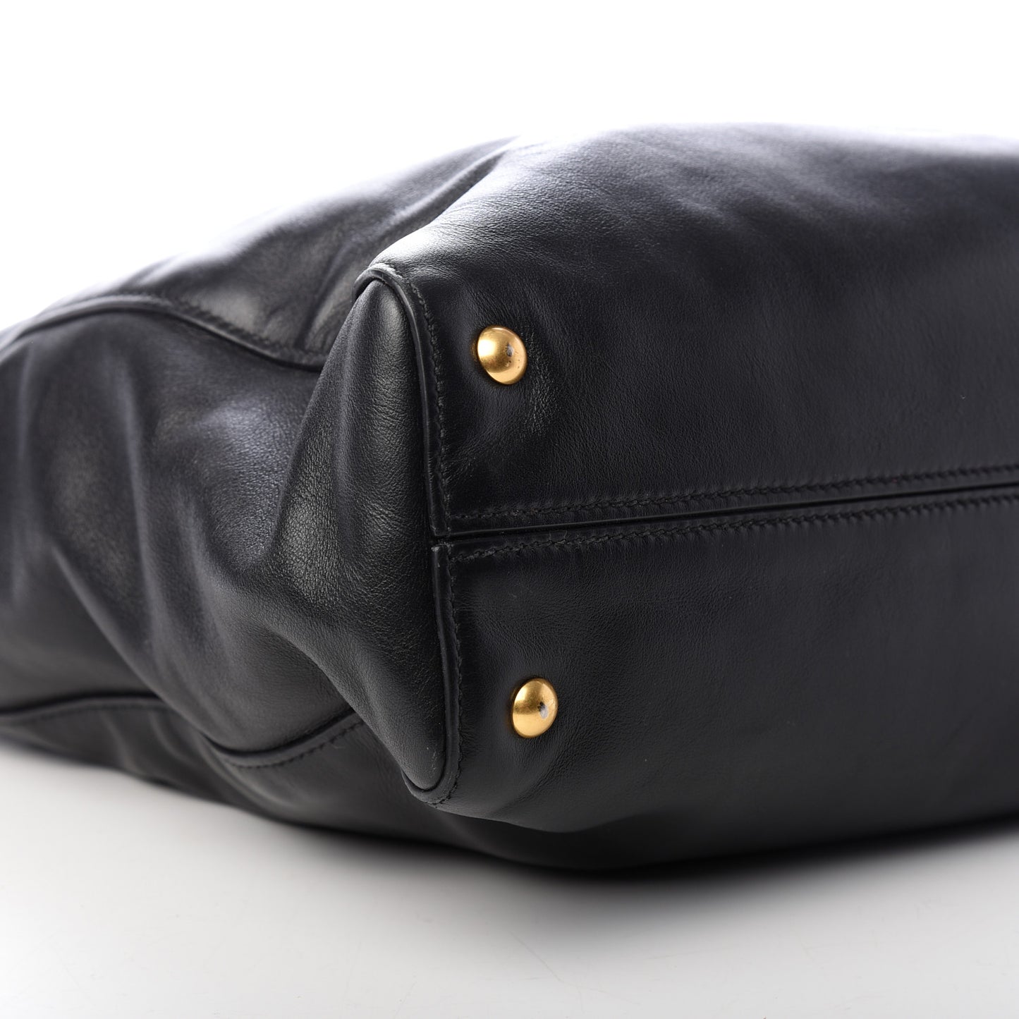 Vitello Soft Calf Tote Black