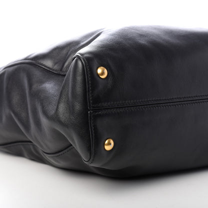 Miu Miu Vitello Soft Calf Tote Black 6 of 8