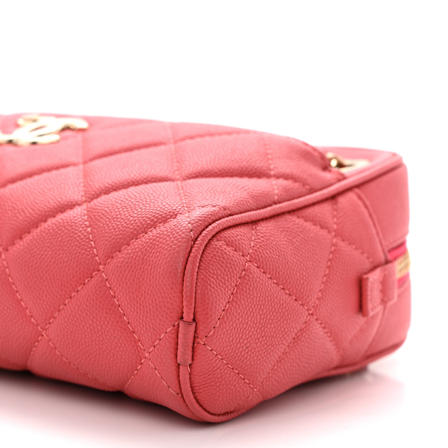 Chanel Caviar Quilted Small In & Out Camera Case Pink 11 of 11