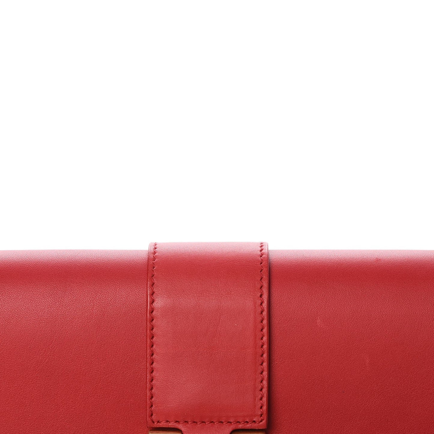 Calfskin Classic Y Ligne Clutch Rouge Orient
