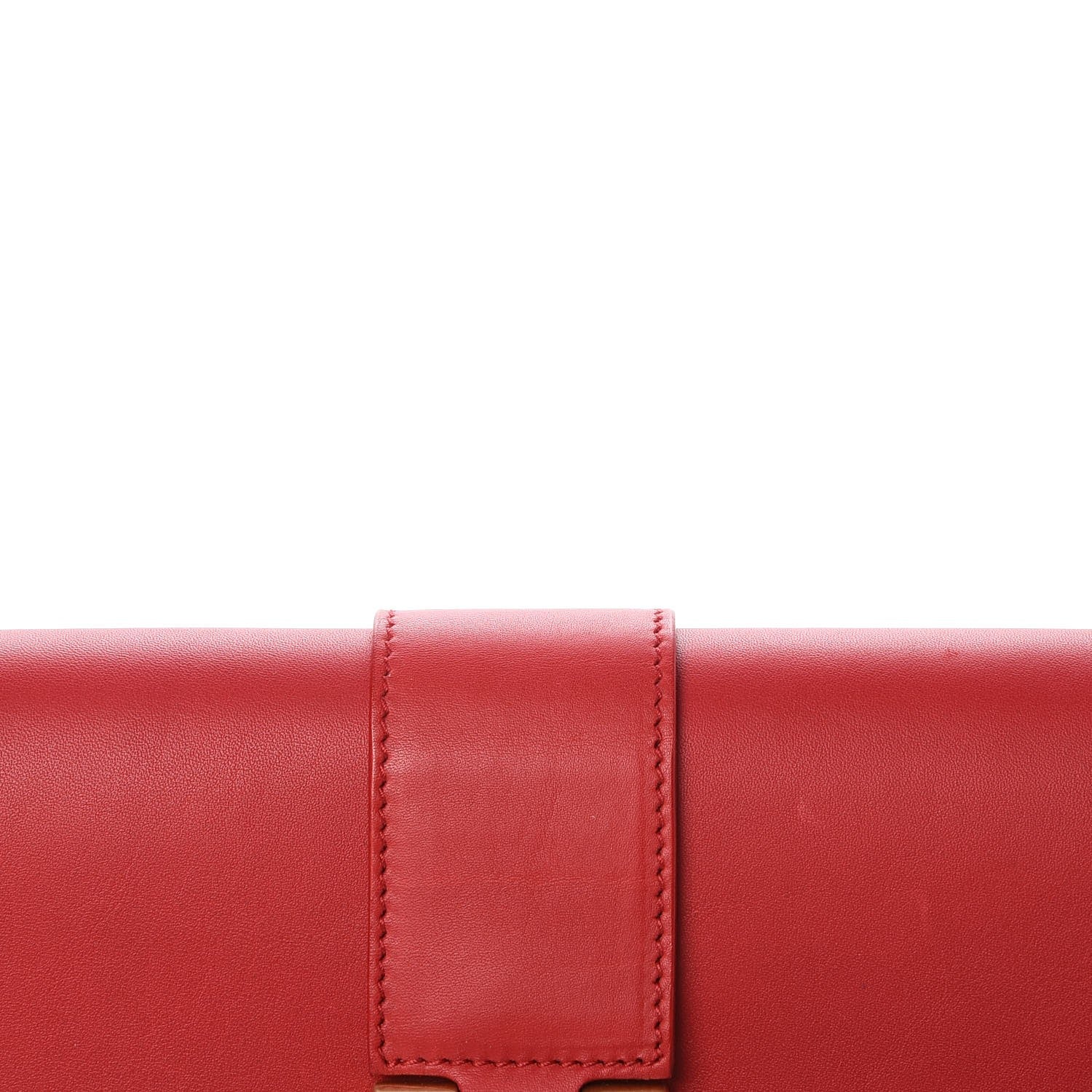 Saint Laurent Calfskin Classic Y Ligne Clutch Rouge Orient 12 of 12