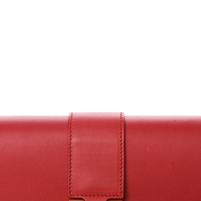 Saint Laurent Calfskin Classic Y Ligne Clutch Rouge Orient 12 of 12