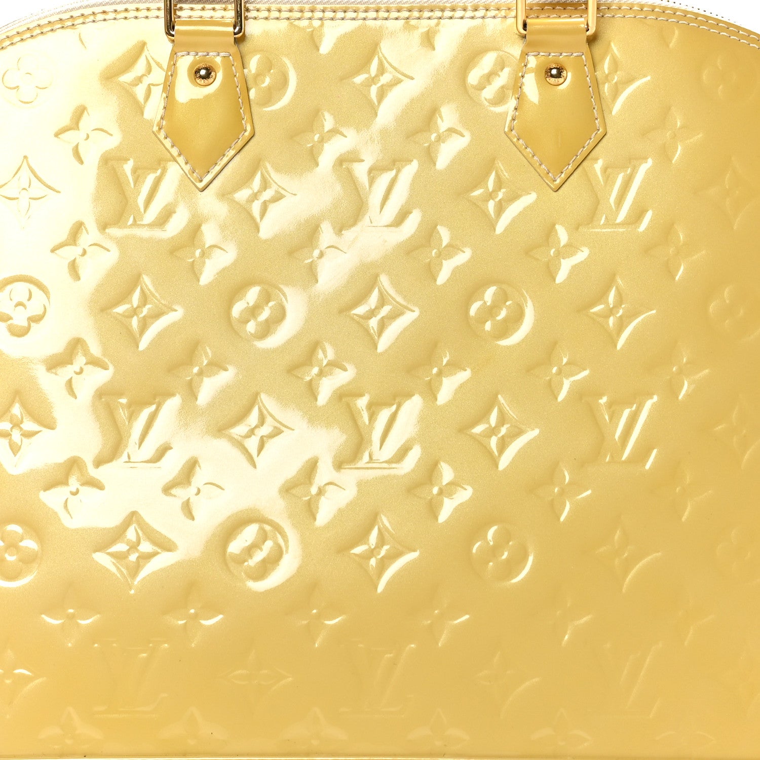 Louis Vuitton Vernis Alma GM Blanc Corail 7 of 9