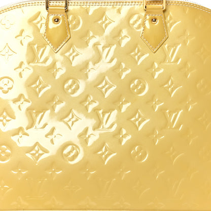 Louis Vuitton Vernis Alma GM Blanc Corail 7 of 9