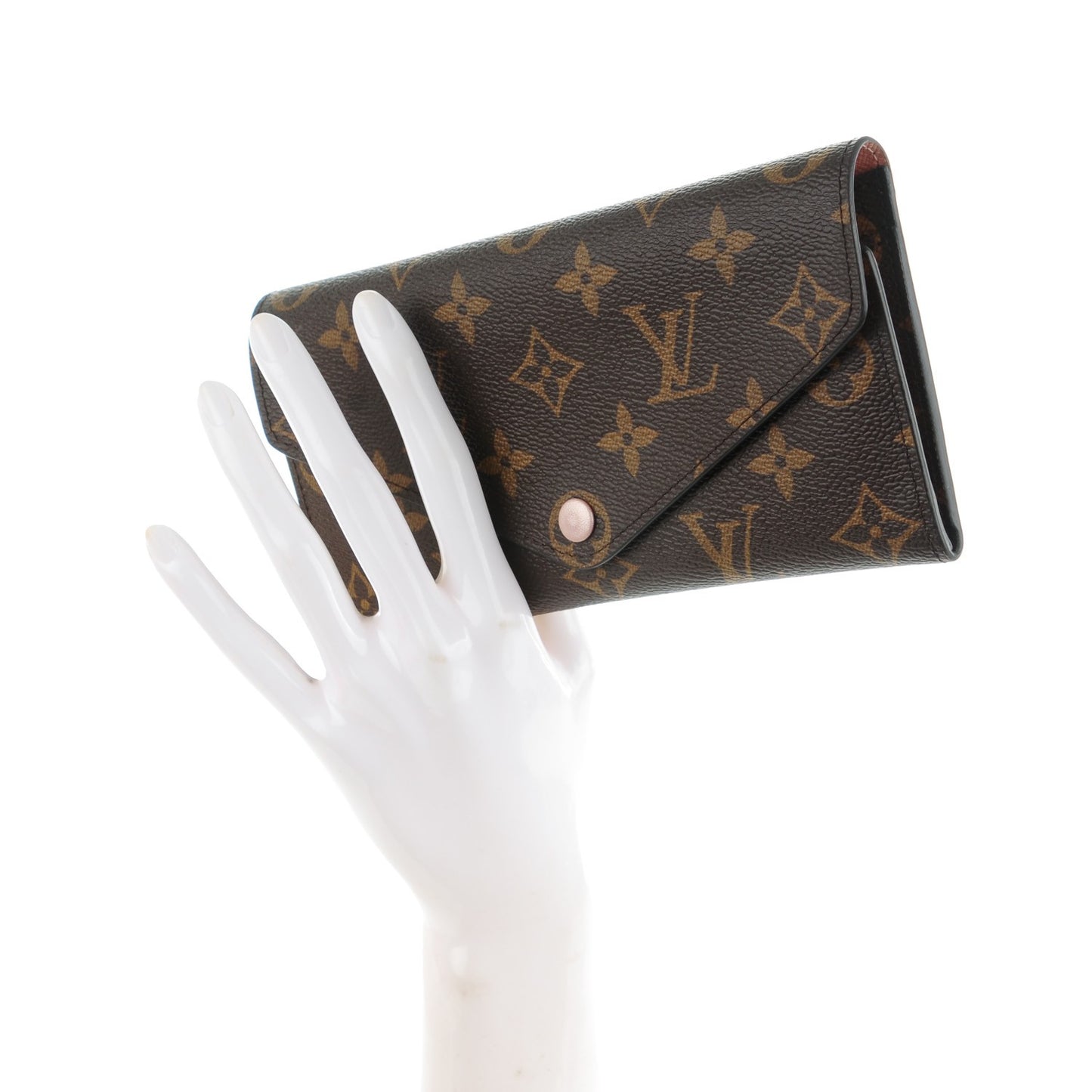 Monogram Josephine Wallet Rose Nacre