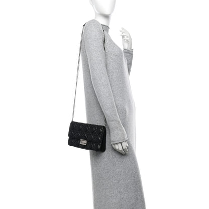 Christian Dior Lambskin Cannage Miss Dior Promenade Pouch Black 2 of 14