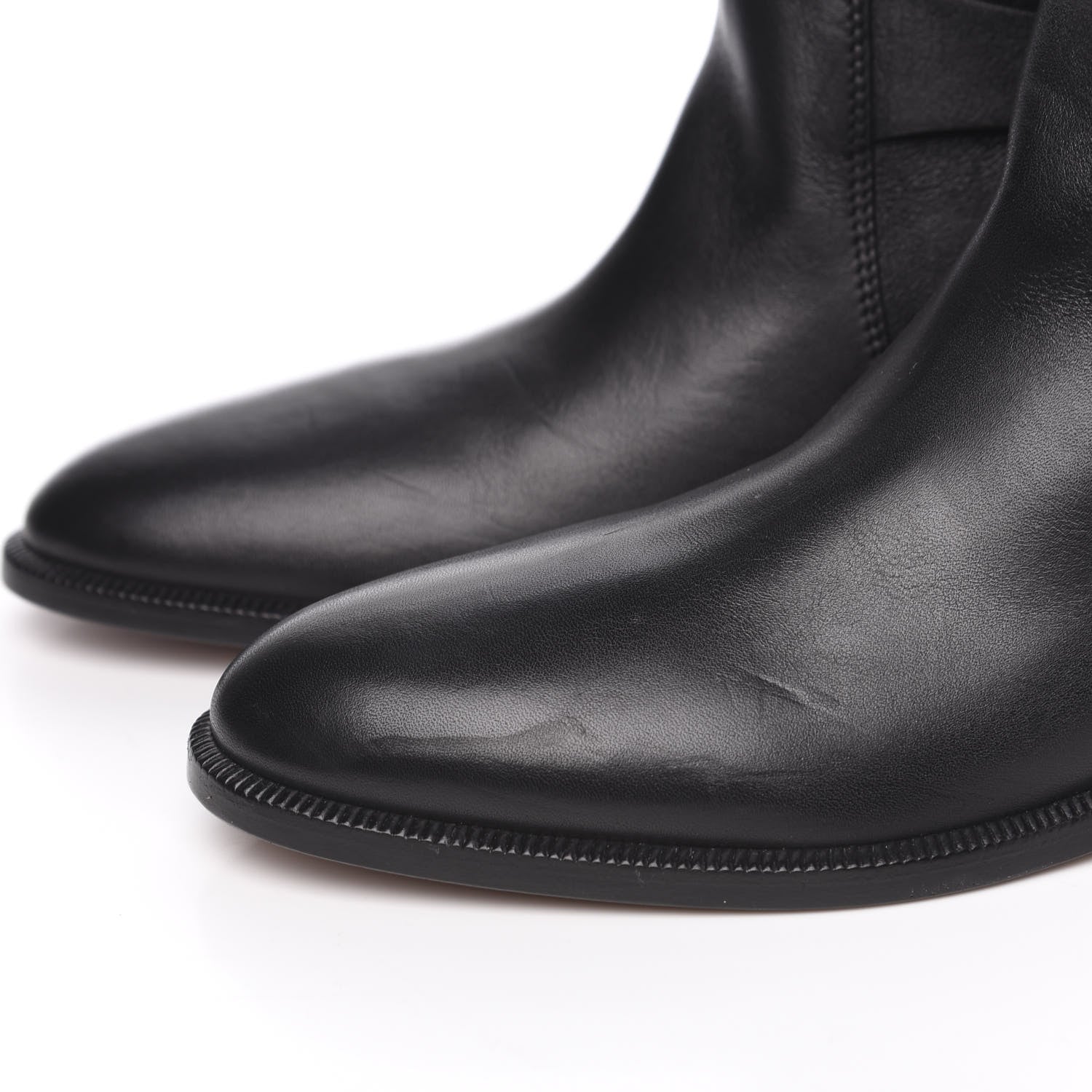 Christian Dior Soft Calfskin Empreinte High Boot 36 Black 8 of 11